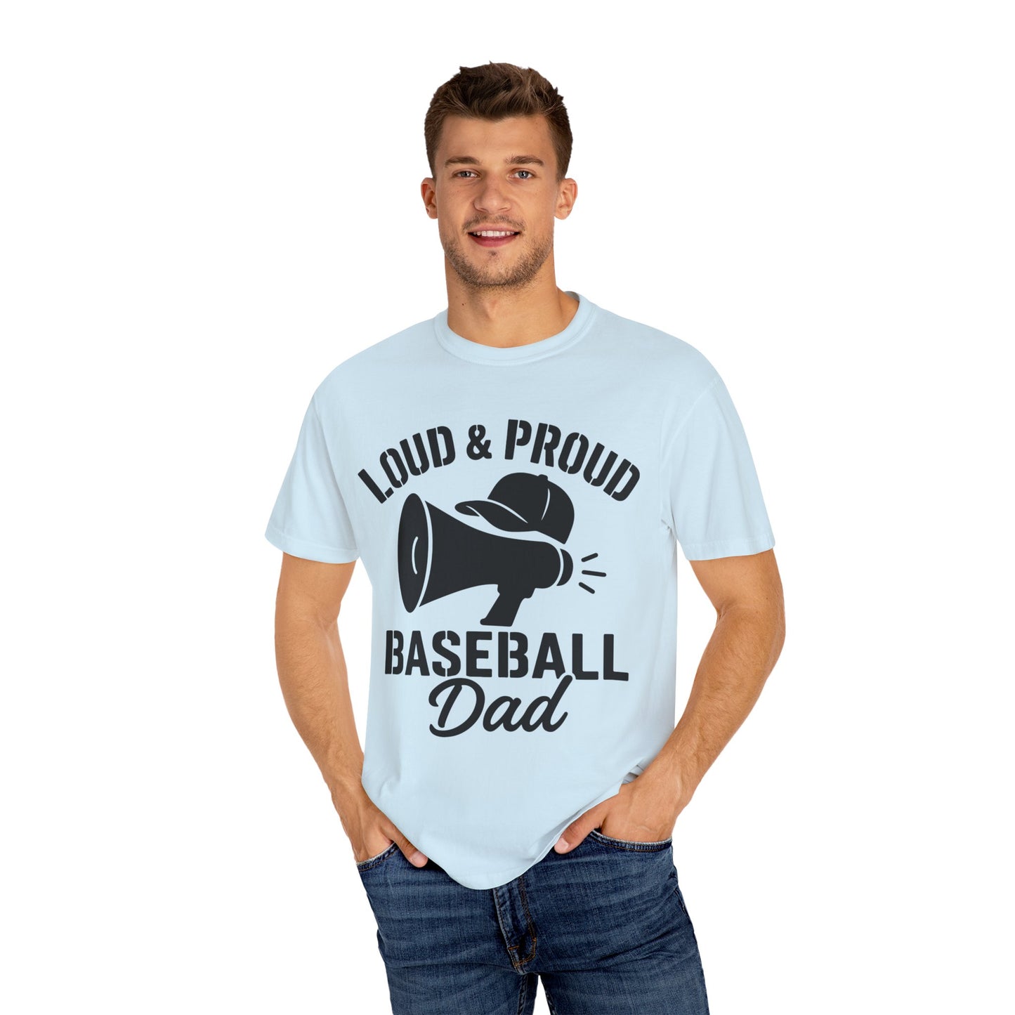 BC - Proud Baseball Dad - Unisex Garment-Dyed T-shirt