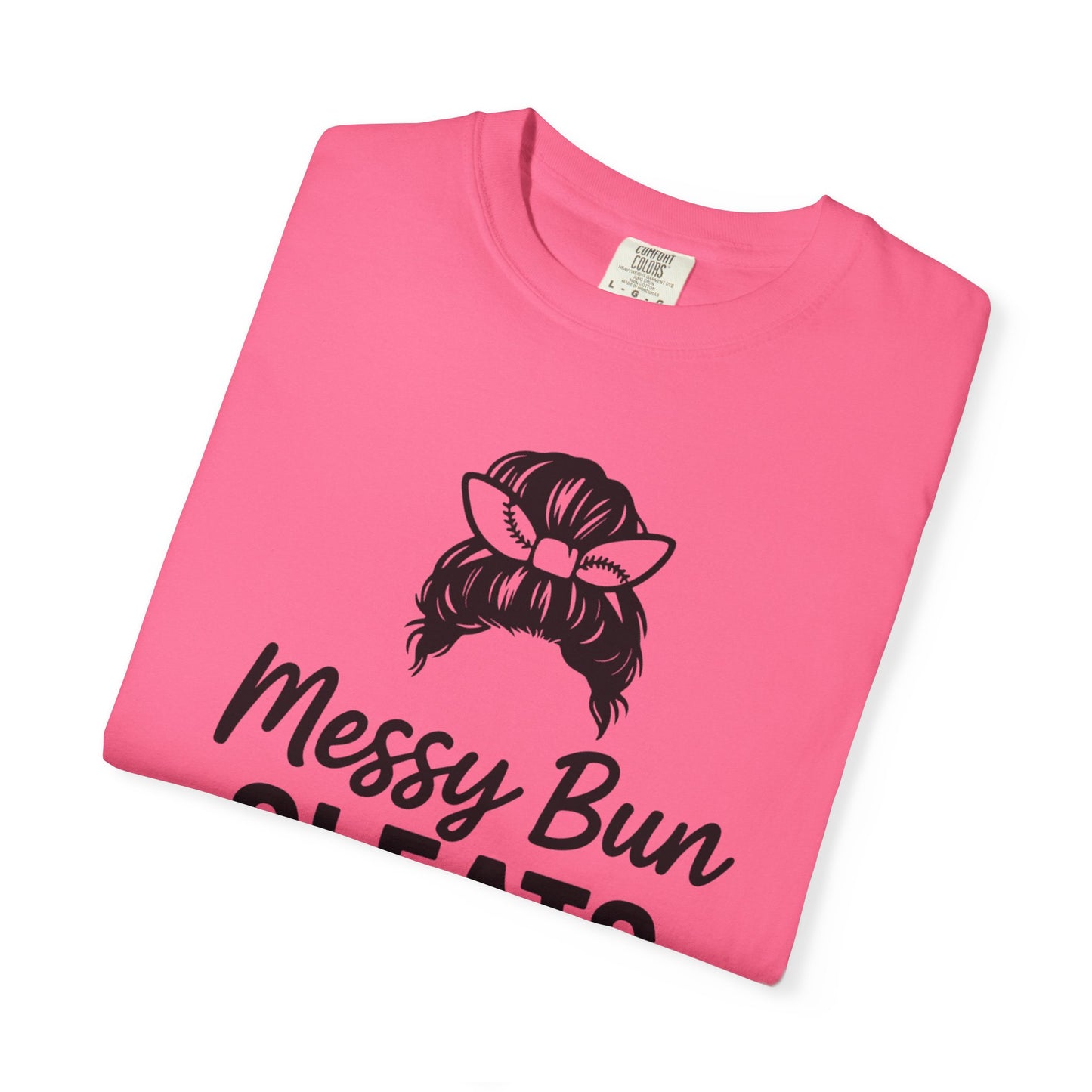 BC - Messy Bun Cleats Done - Unisex Garment-Dyed T-shirt