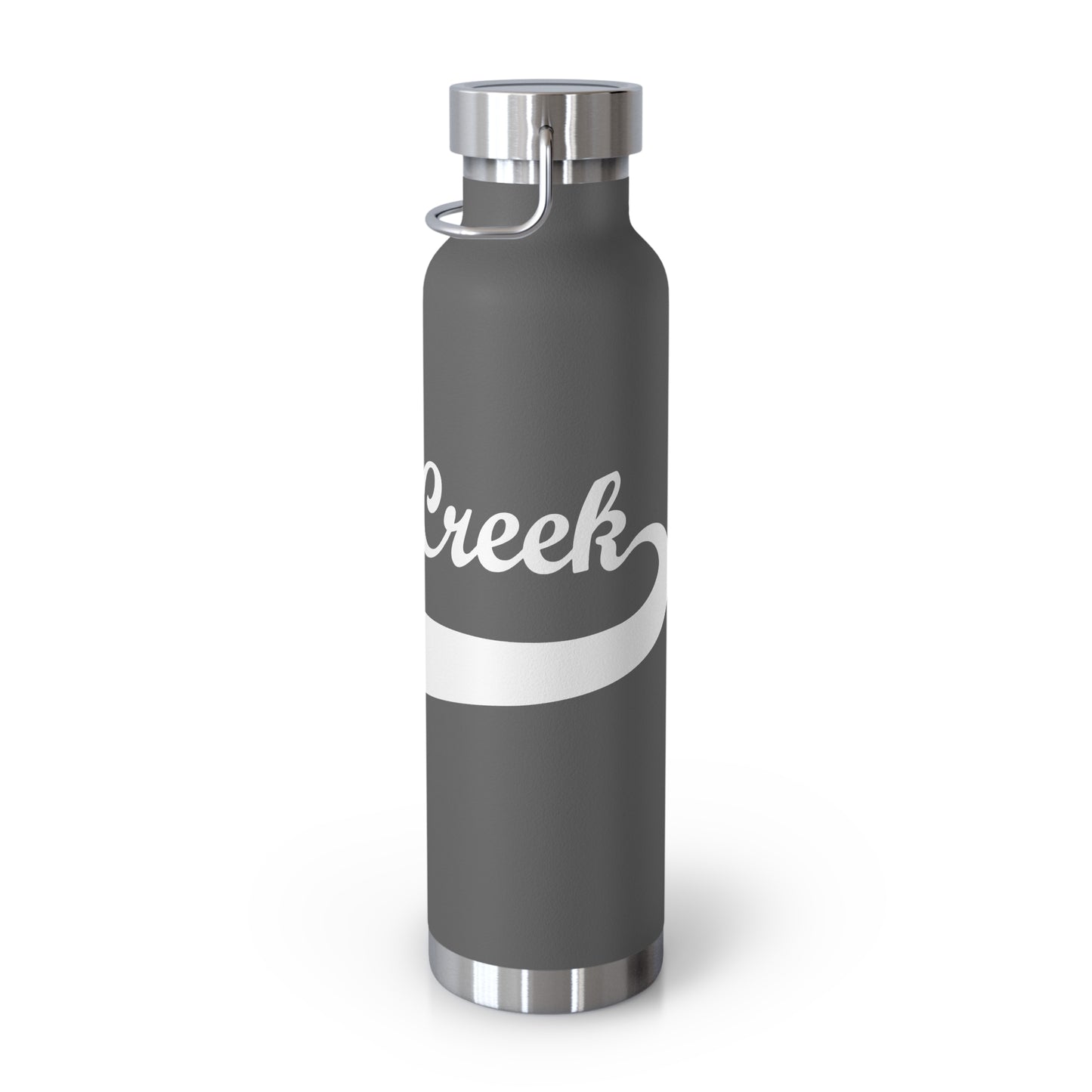 BC White Logo Copper Vacuum Insulated Bottle, 22oz