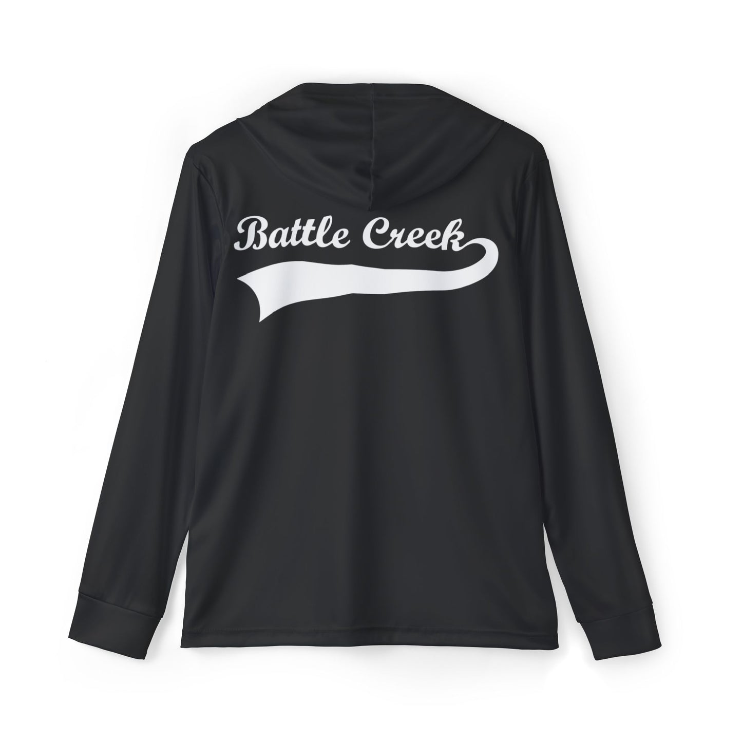 BC - White Logo - Men's Sports Warmup Hoodie (AOP)