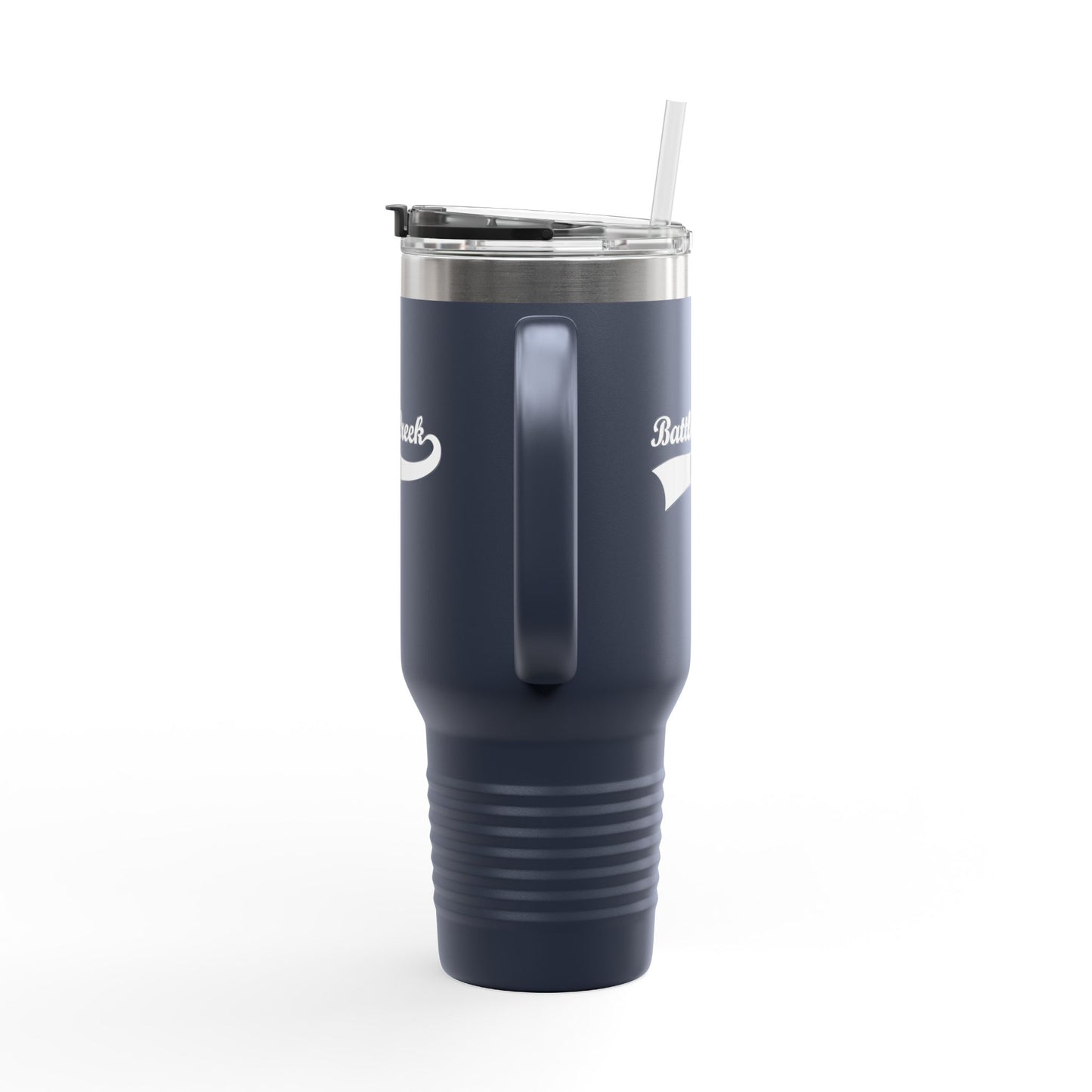 BC White Logo Insulated Travel Mug, 40oz