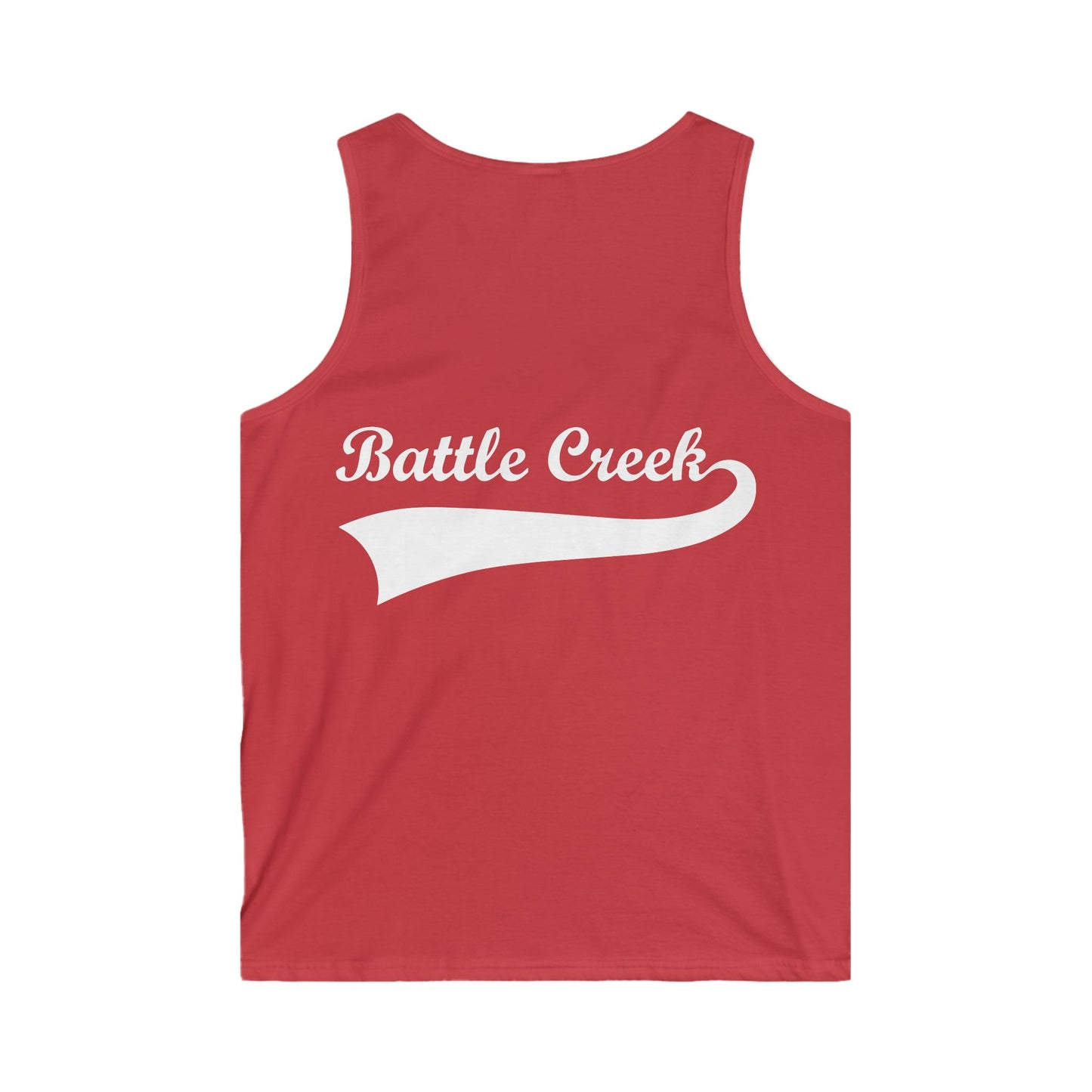 BC White Logo Men's Softstyle Tank Top