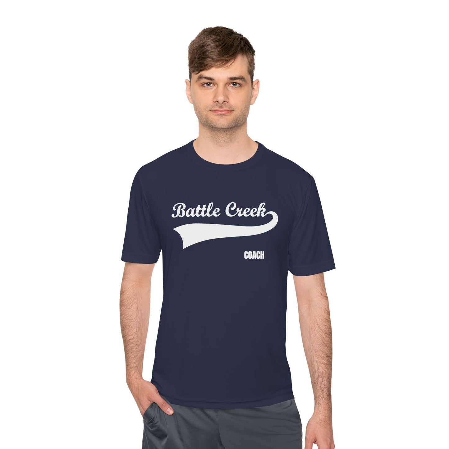 BC - COACH JERSEY - White Logo - Unisex Moisture Wicking Tee