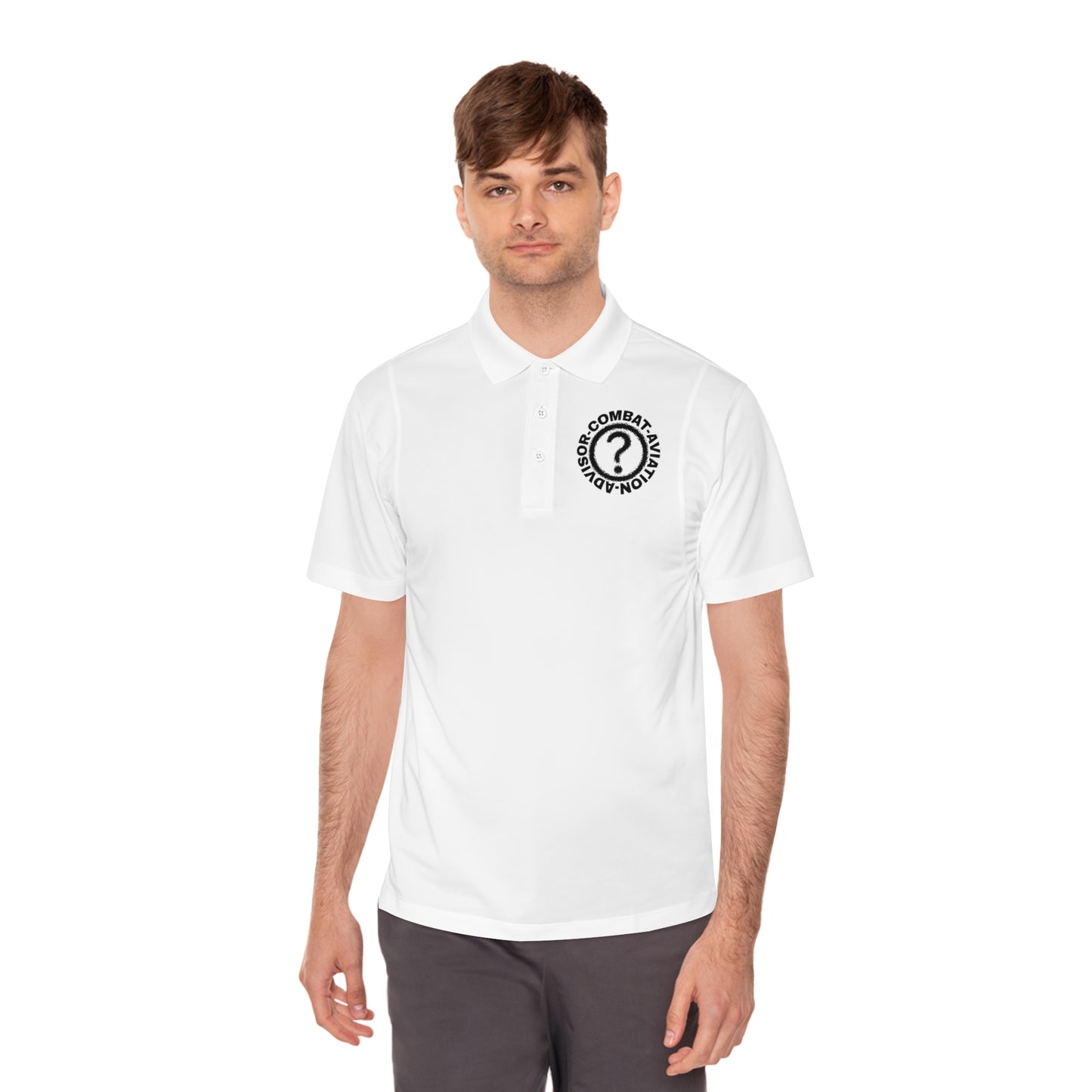 MAF - CAA Question Mark - Men's Sport Polo Shirt