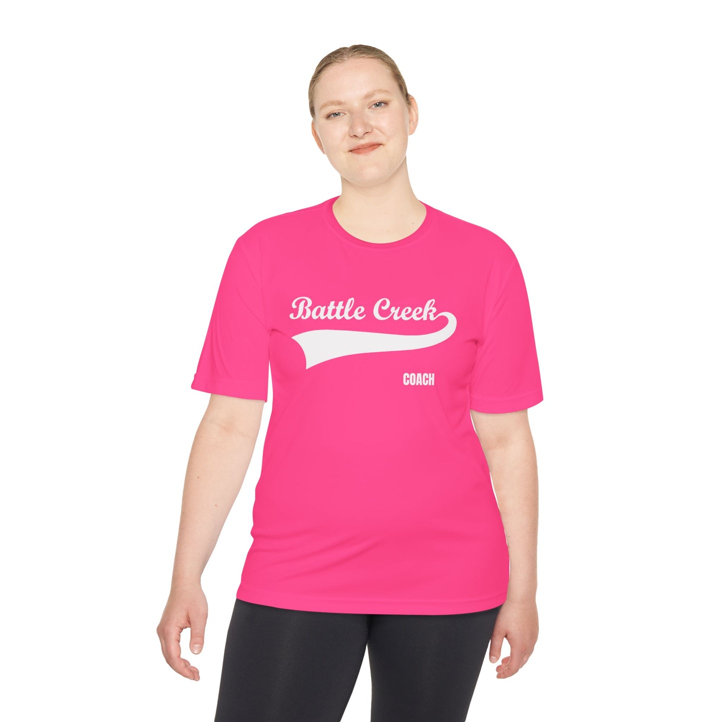 BC - COACH JERSEY - White Logo - Unisex Moisture Wicking Tee