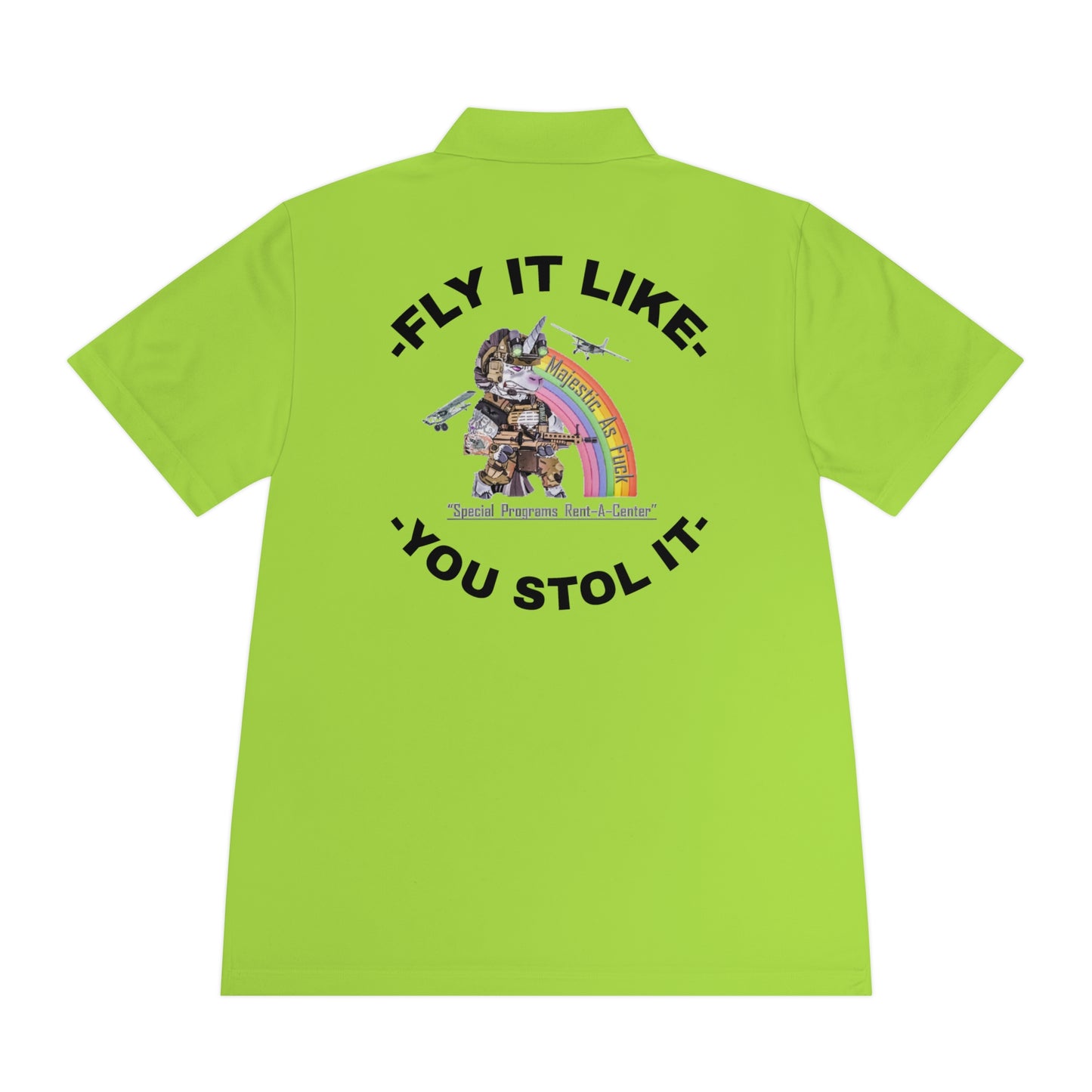 MAF - FLY IT LIKE YOU STOL IT - Men's Sport Polo Shirt