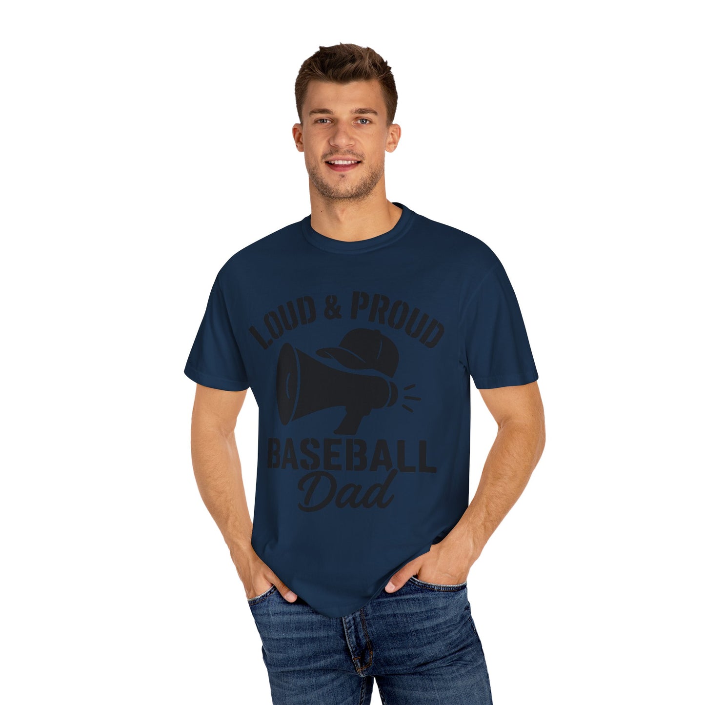 BC - Proud Baseball Dad - Unisex Garment-Dyed T-shirt