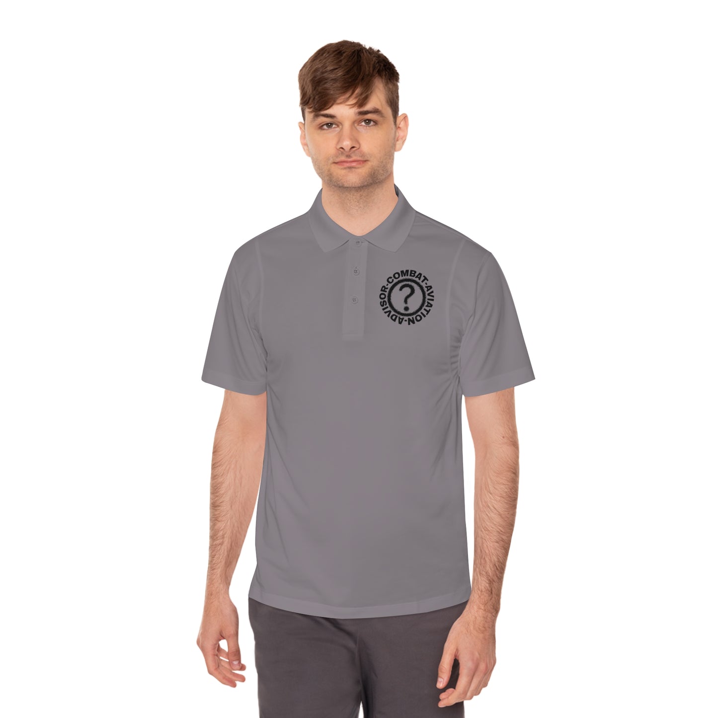 MAF - CAA Question Mark - Men's Sport Polo Shirt