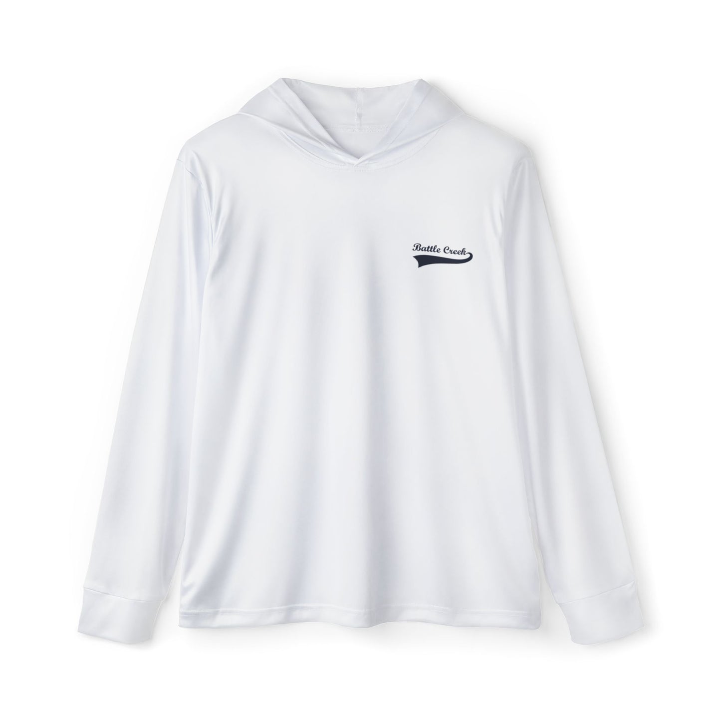 BC - Blue Logo Men's Sports Warmup Hoodie (AOP)