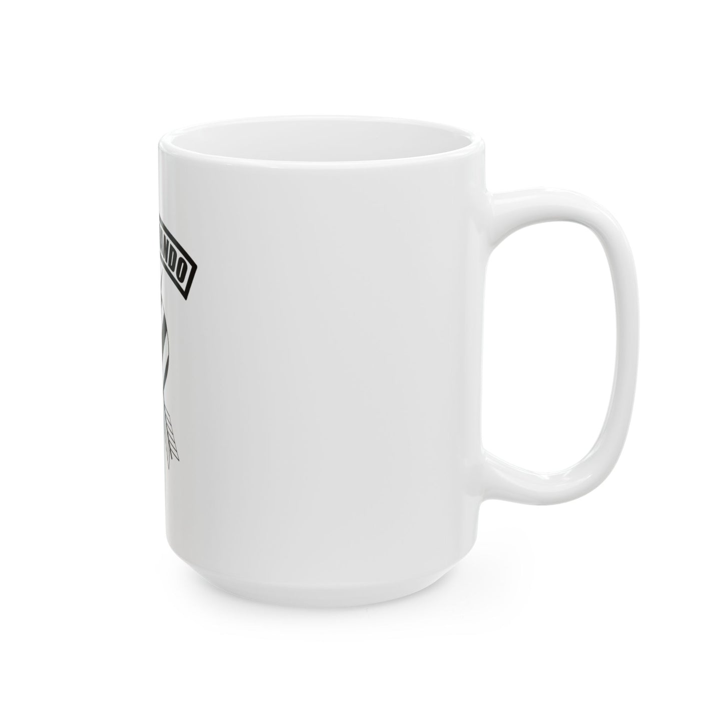 Commando Ceramic Mug, (11oz, 15oz)