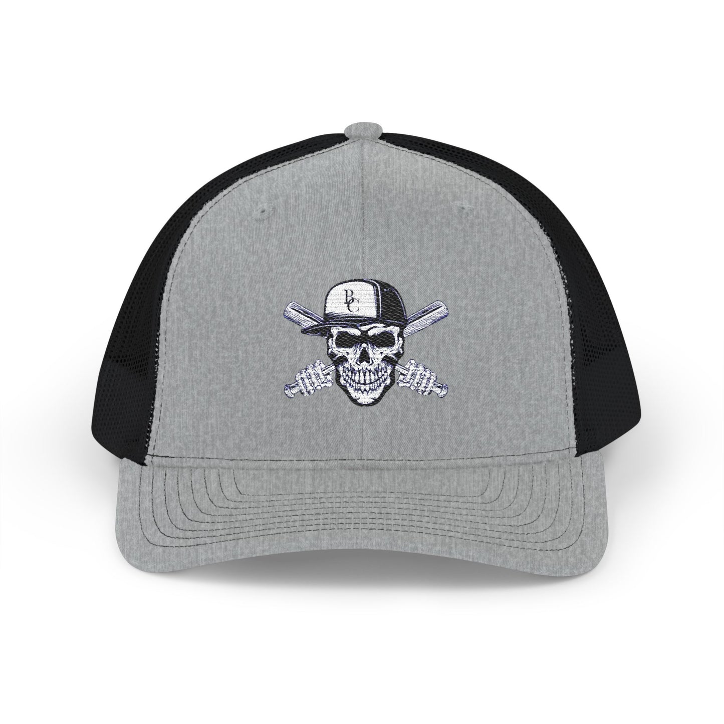 BC Skull - Snapback Trucker Cap (Embroidery)