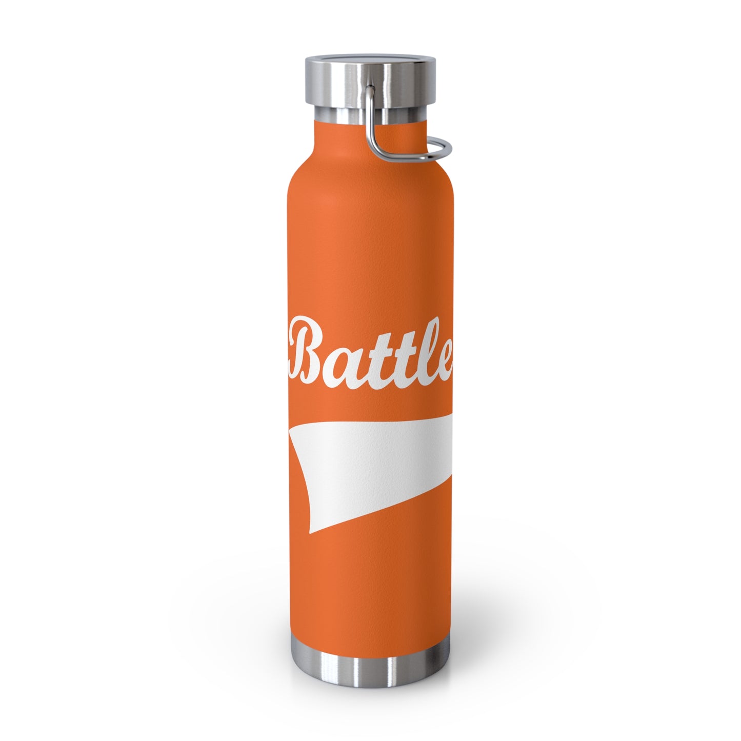 BC White Logo Copper Vacuum Insulated Bottle, 22oz