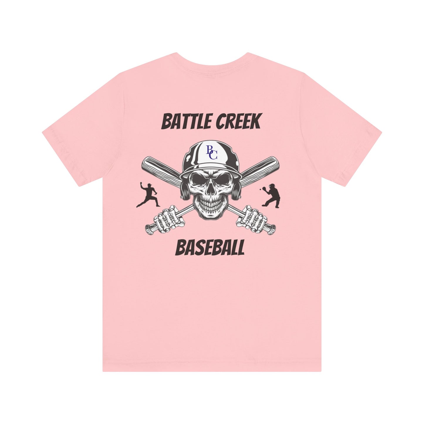 Battle Creek baseball Crossbones - Unisex Jersey Short Sleeve Tee