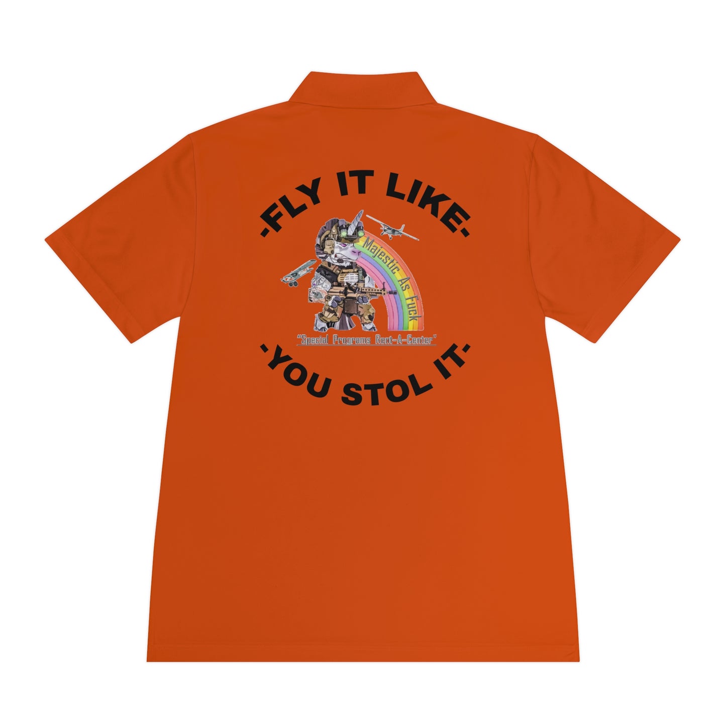 MAF - FLY IT LIKE YOU STOL IT - Men's Sport Polo Shirt