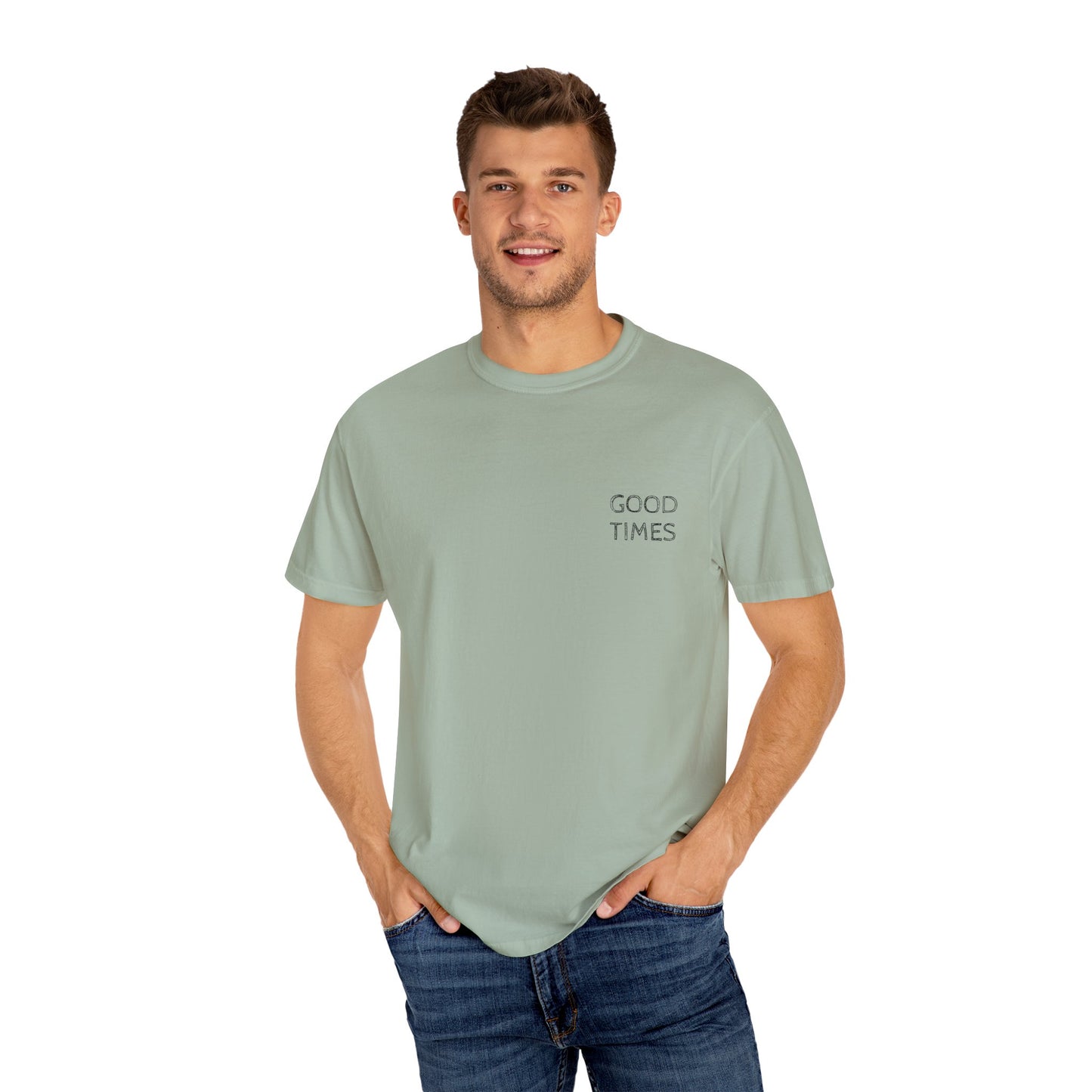 MAF - Here for a good time - Unisex Garment-Dyed T-shirt
