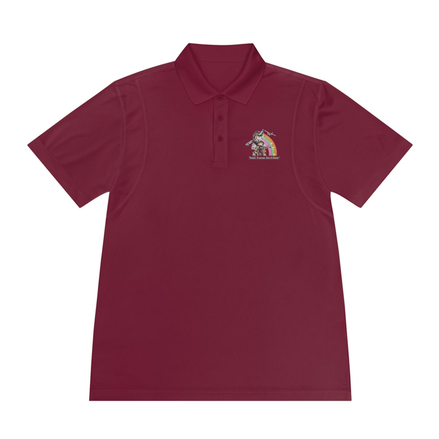 MAF - FLY IT LIKE YOU STOL IT - Men's Sport Polo Shirt