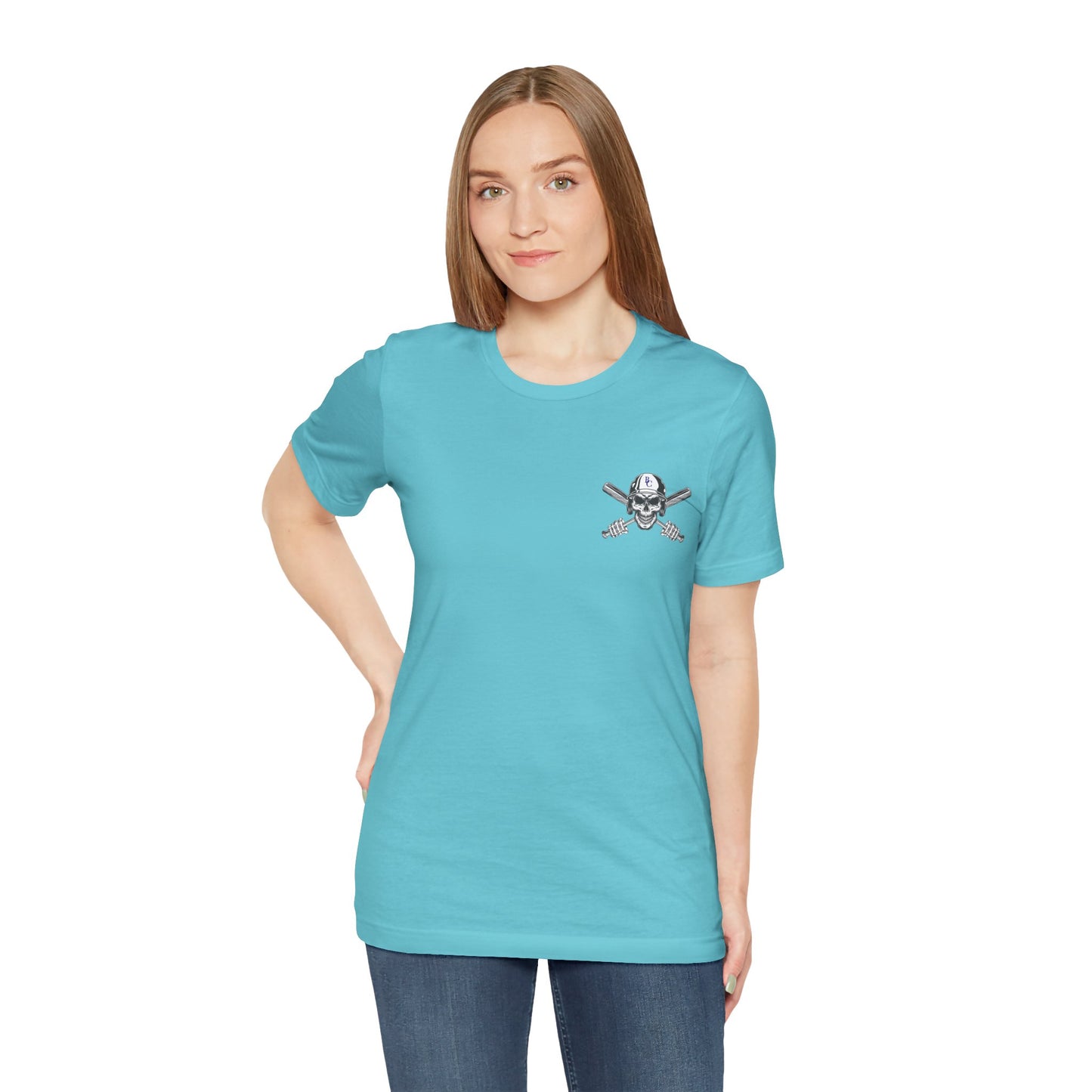 Battle Creek baseball Crossbones - Unisex Jersey Short Sleeve Tee