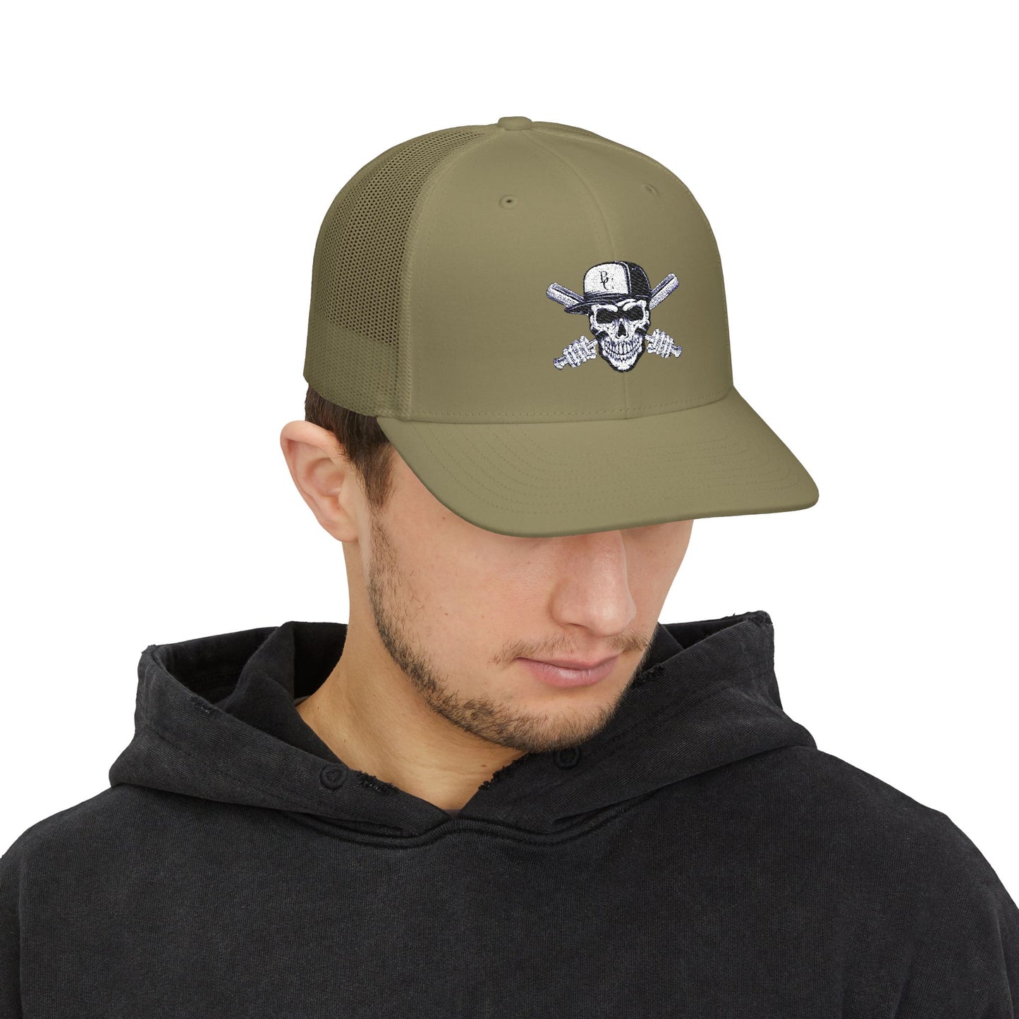 BC Skull - Snapback Trucker Cap (Embroidery)