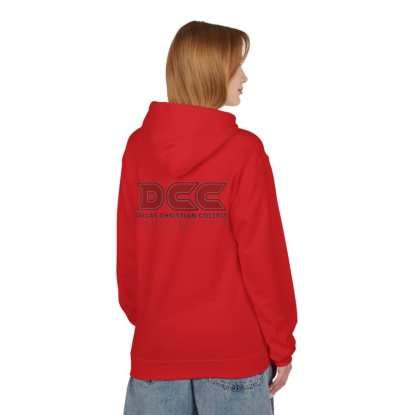 DCC - Red Logo - Unisex Midweight Softstyle Fleece Hoodie