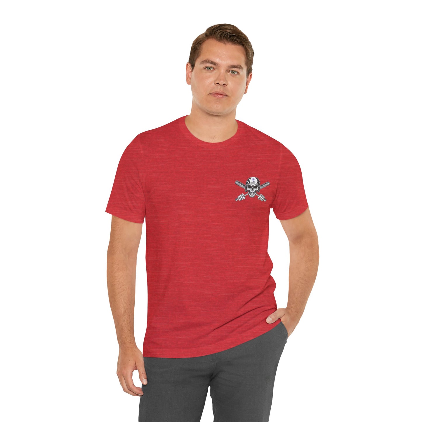 Battle Creek baseball Crossbones - Unisex Jersey Short Sleeve Tee