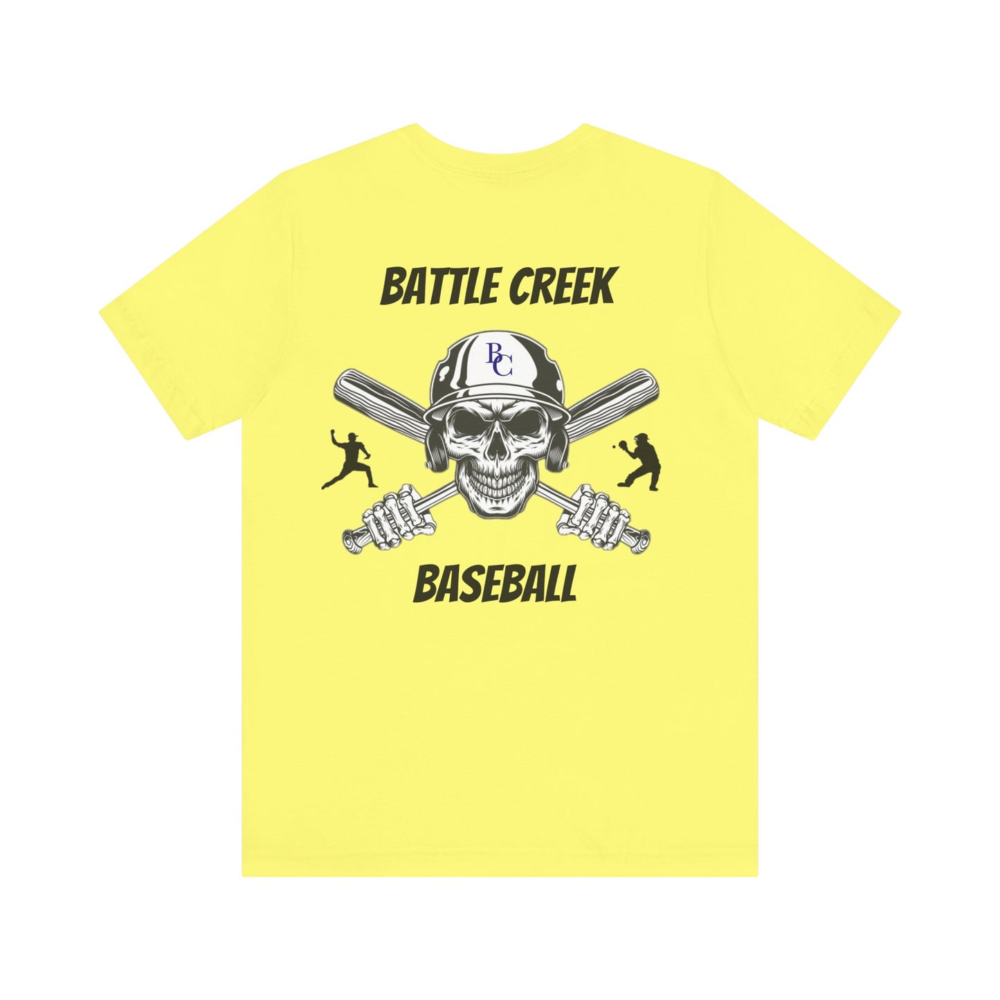 Battle Creek baseball Crossbones - Unisex Jersey Short Sleeve Tee