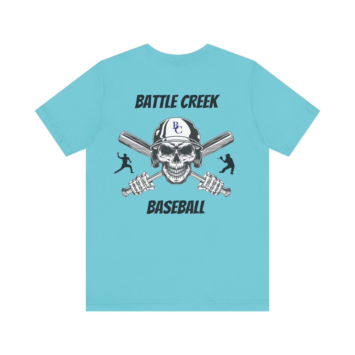 Battle Creek baseball Crossbones - Unisex Jersey Short Sleeve Tee