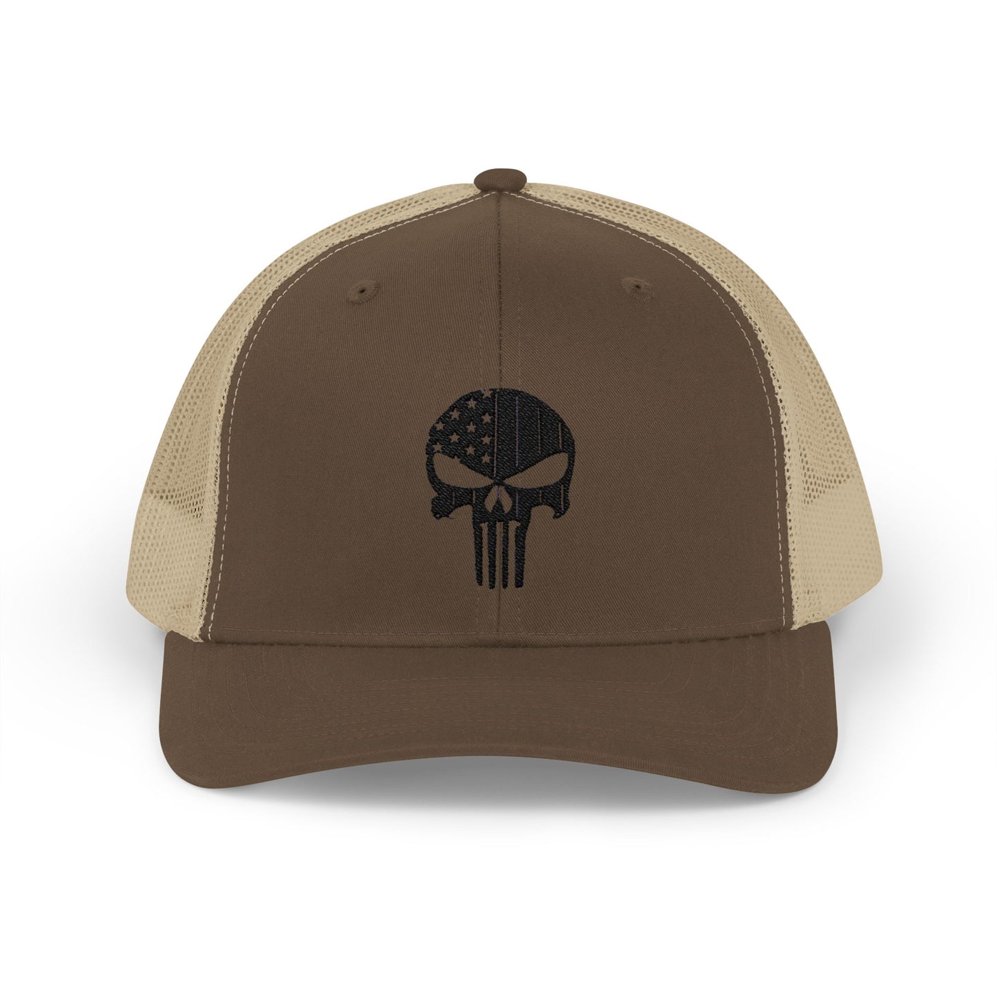 Skull Snapback Trucker Cap