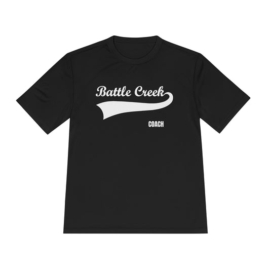 BC - COACH JERSEY - White Logo - Unisex Moisture Wicking Tee