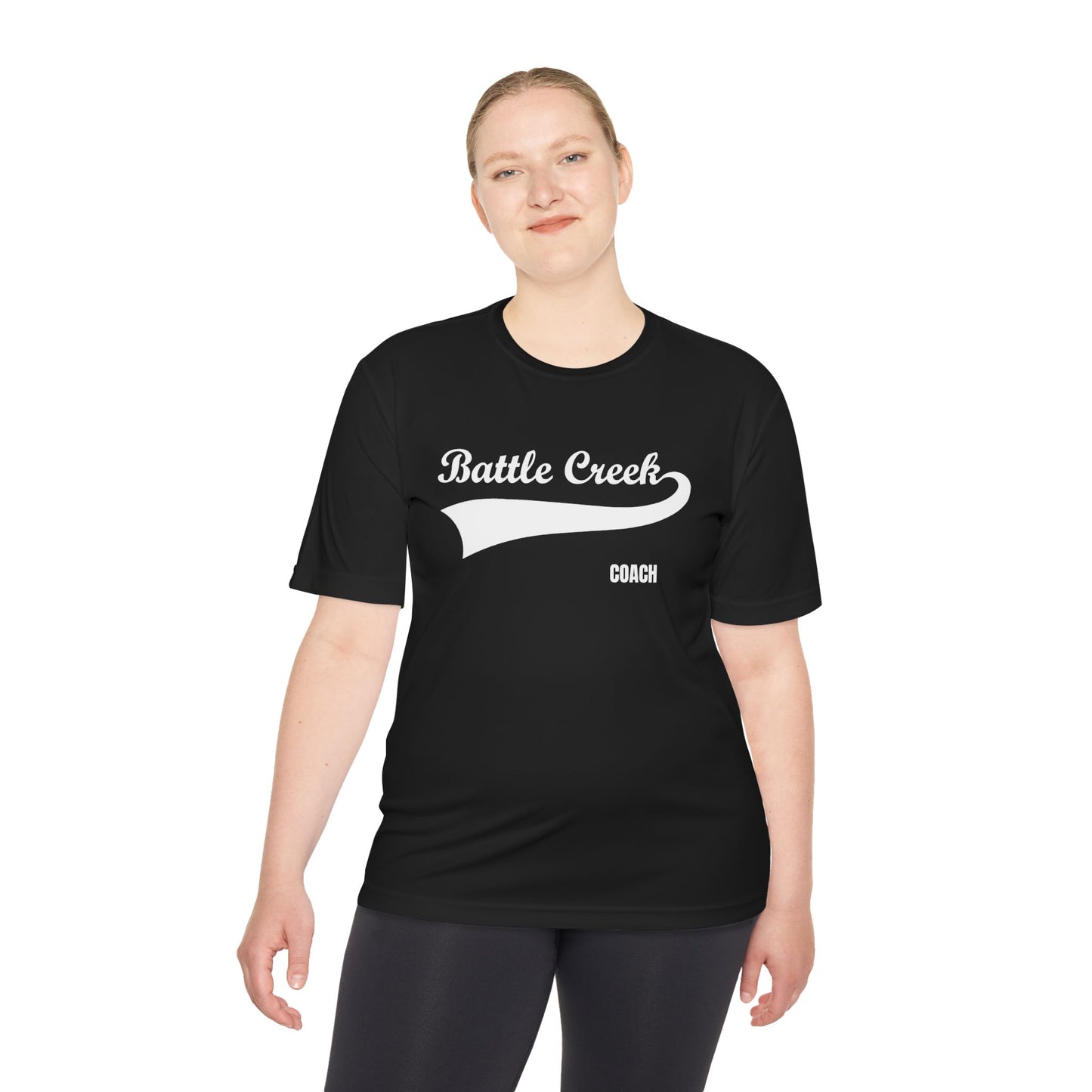 BC - COACH JERSEY - White Logo - Unisex Moisture Wicking Tee