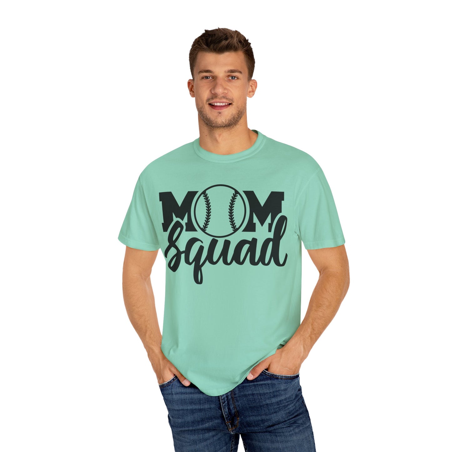 BC - Mom Squad - Unisex Garment-Dyed T-shirt