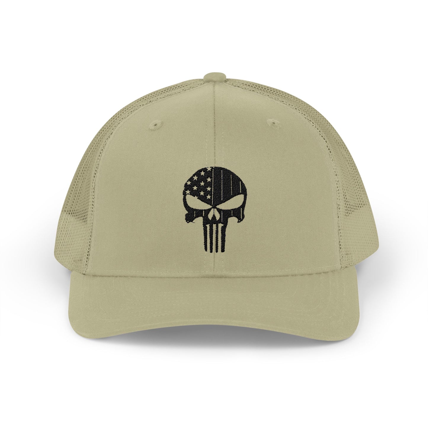 Skull Snapback Trucker Cap