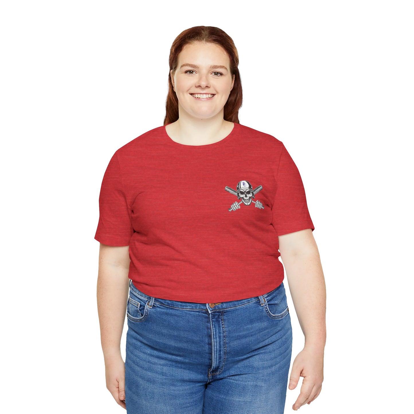 Battle Creek baseball Crossbones - Unisex Jersey Short Sleeve Tee