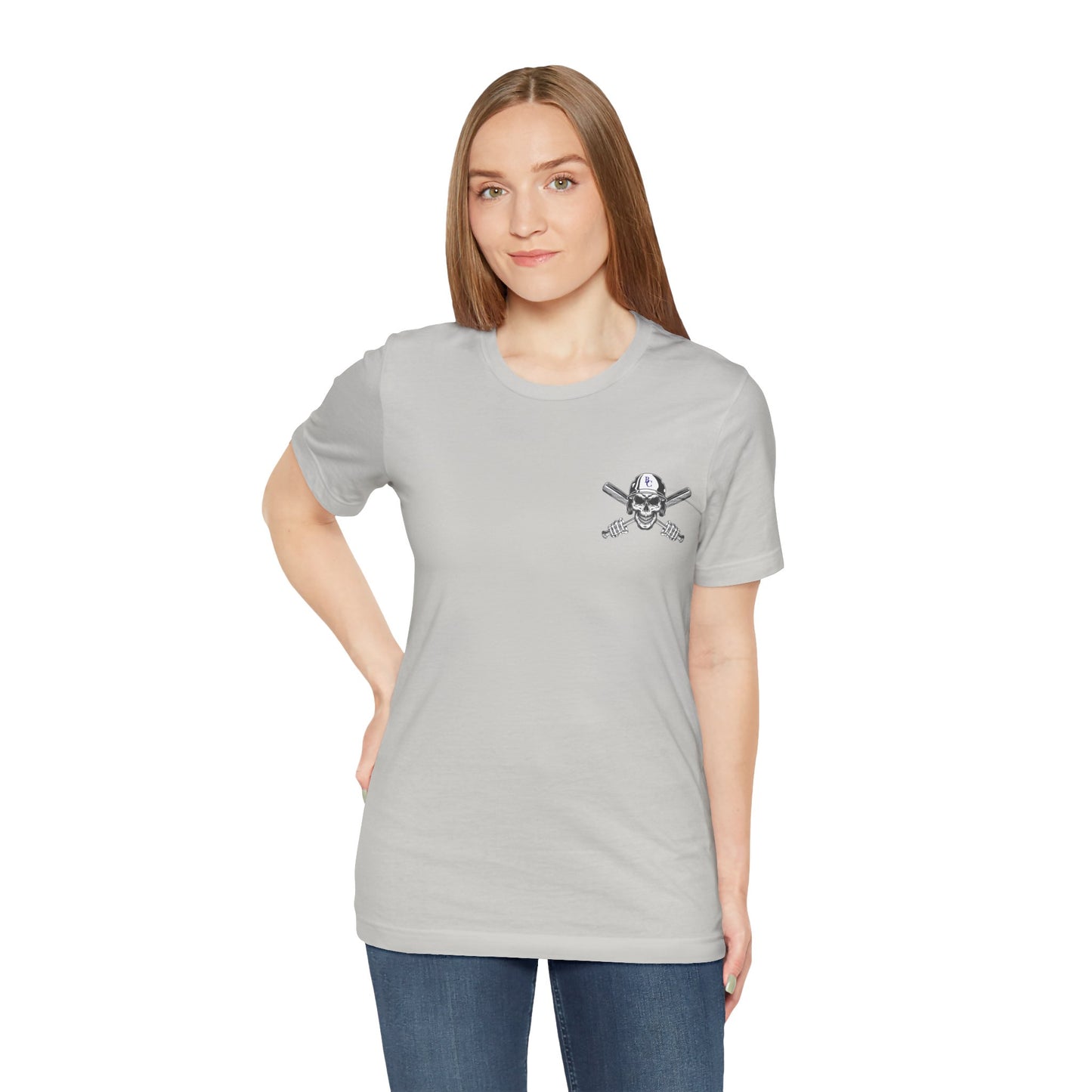 Battle Creek baseball Crossbones - Unisex Jersey Short Sleeve Tee