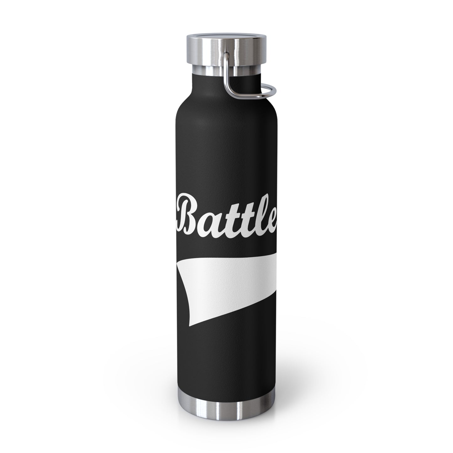 BC White Logo Copper Vacuum Insulated Bottle, 22oz