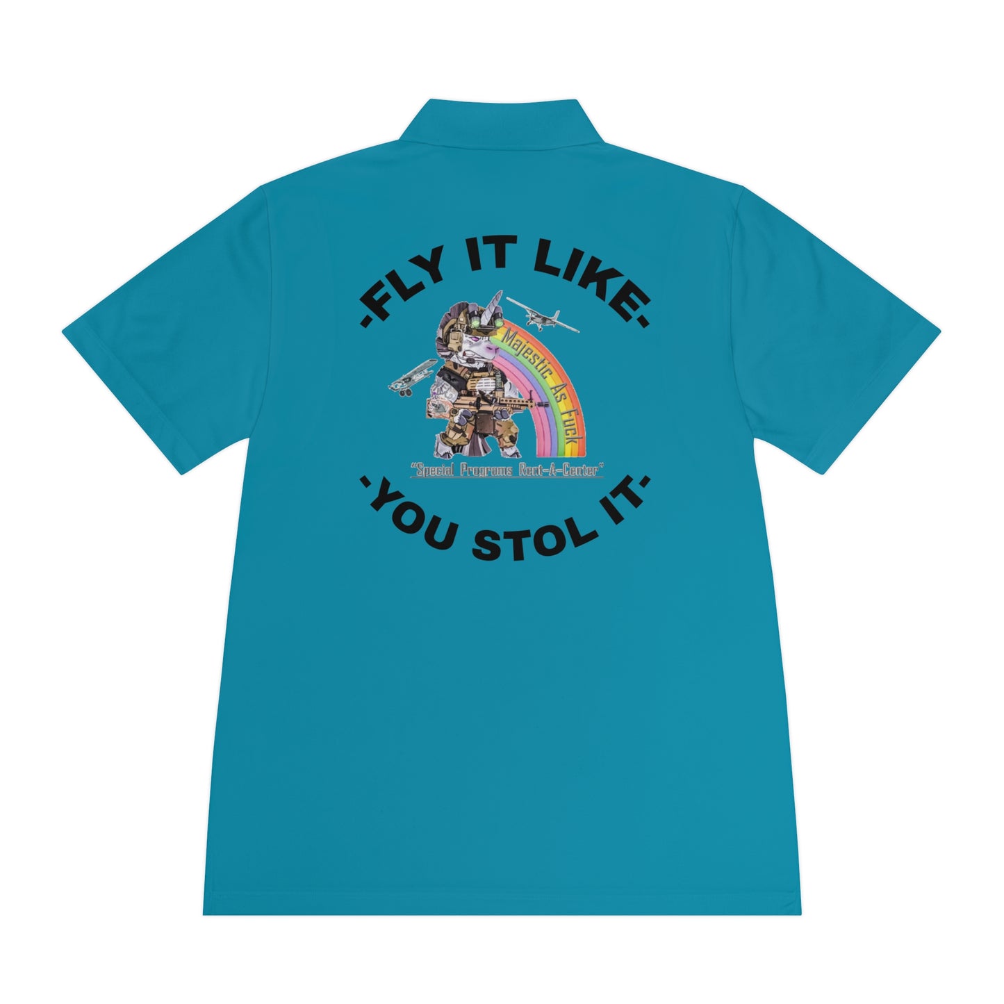 MAF - FLY IT LIKE YOU STOL IT - Men's Sport Polo Shirt