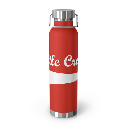 BC White Logo Copper Vacuum Insulated Bottle, 22oz