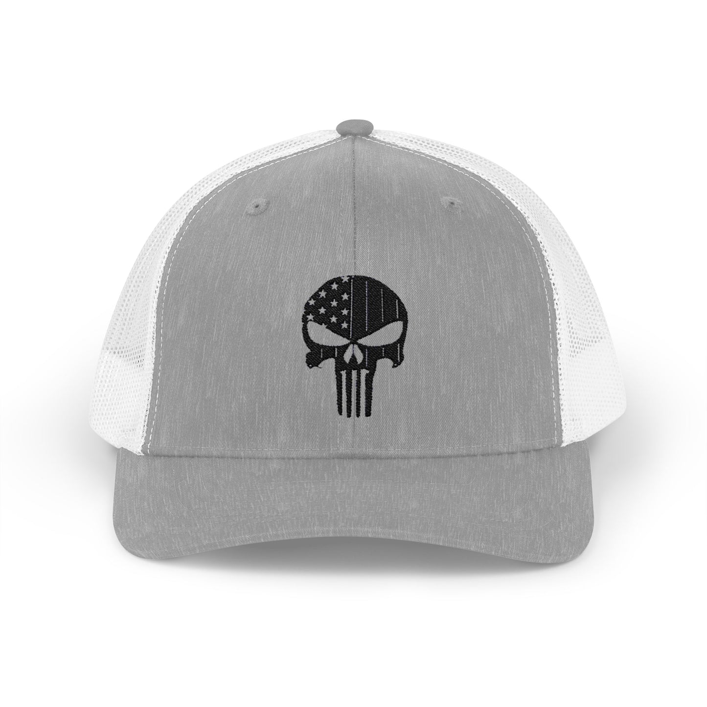 Skull Snapback Trucker Cap