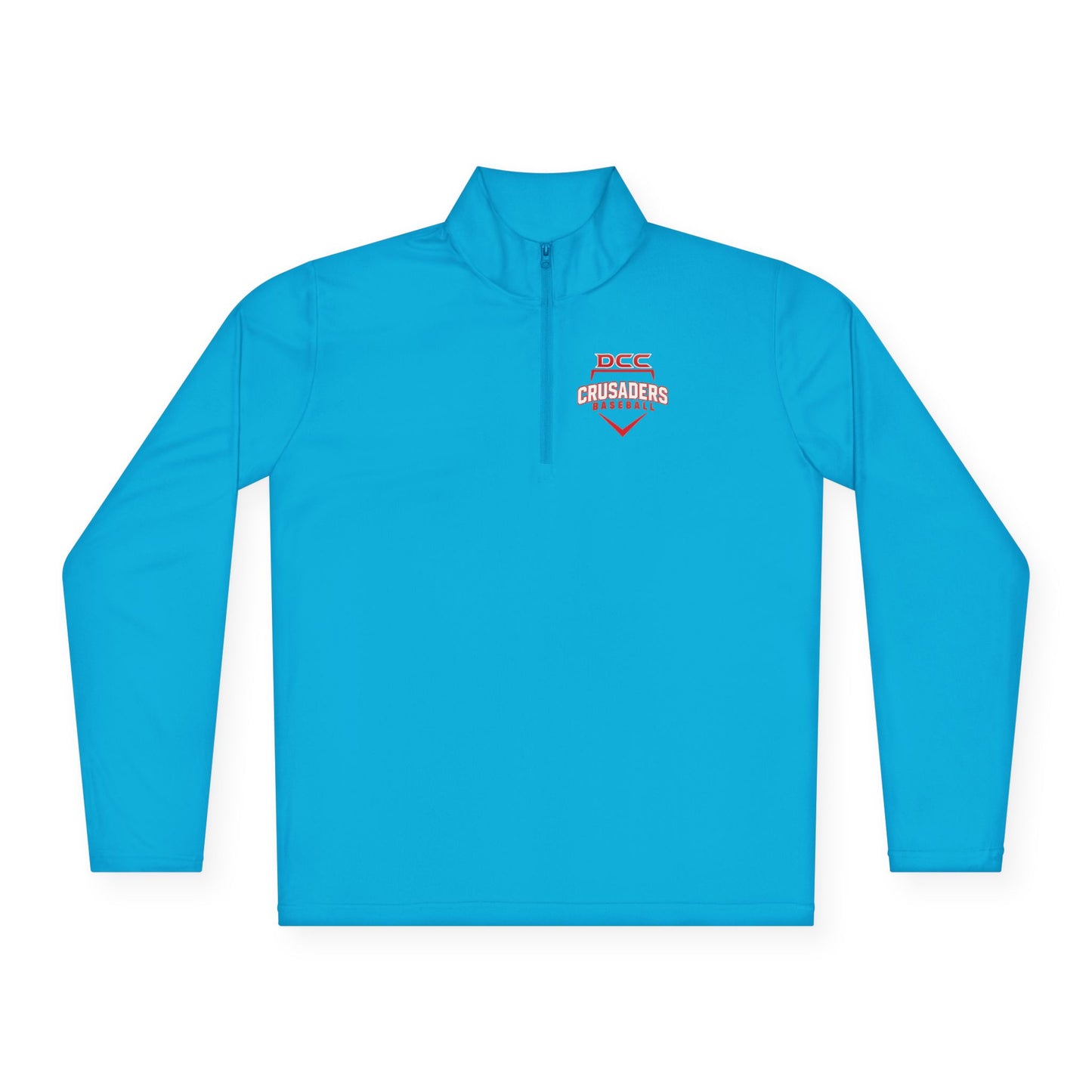 DCC - Red Logo - Unisex Quarter-Zip Pullover