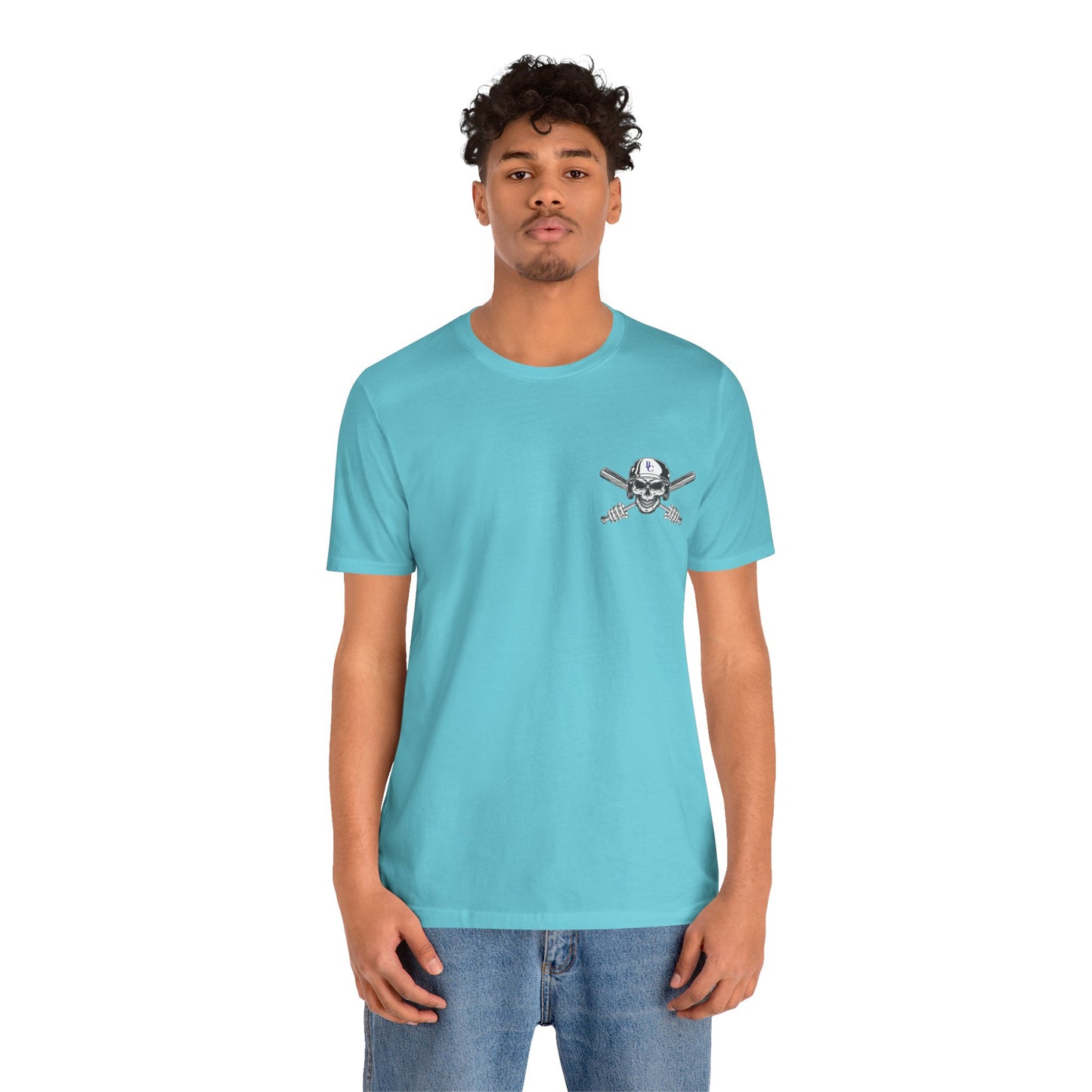 Battle Creek baseball Crossbones - Unisex Jersey Short Sleeve Tee