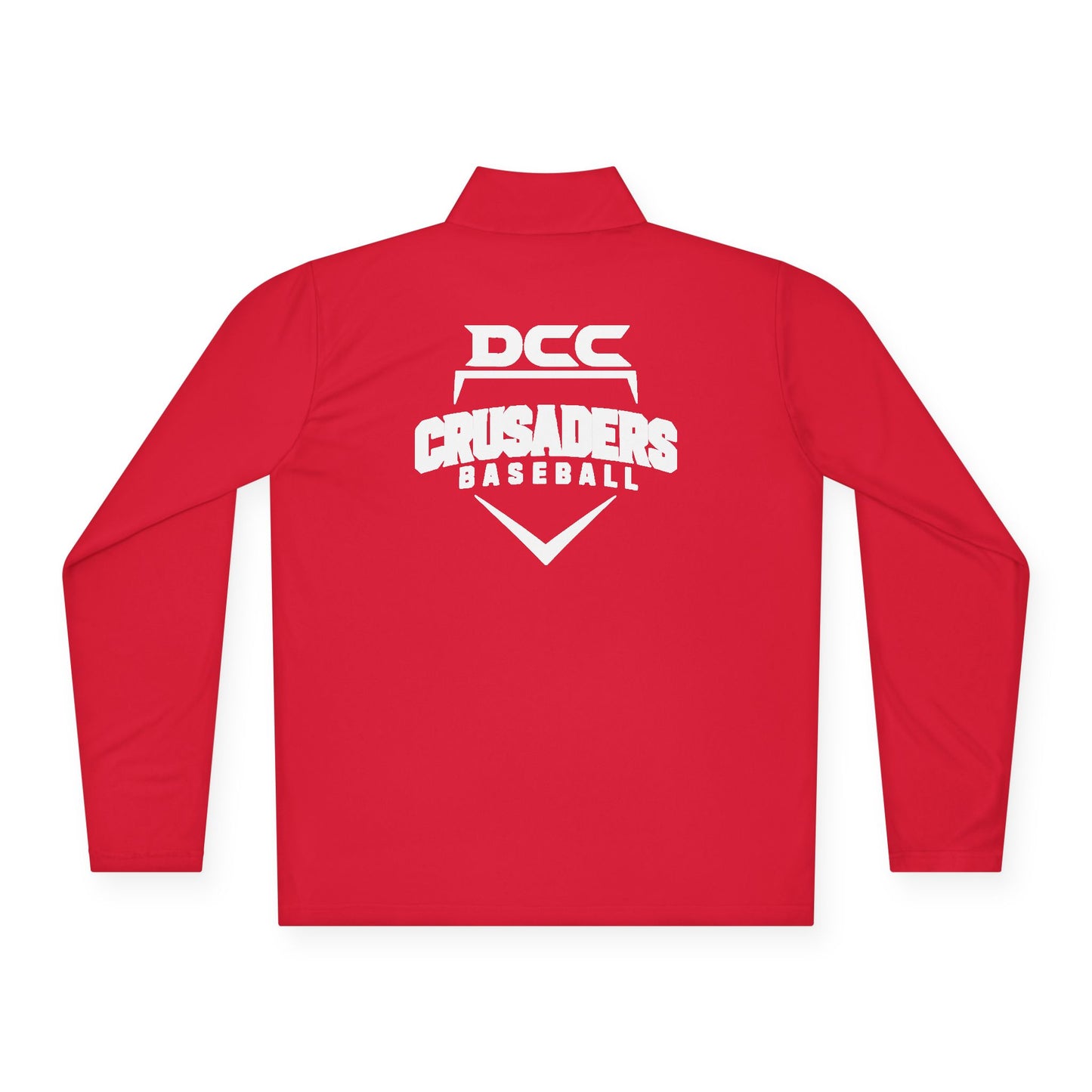 DCC - White Logo - Unisex Quarter-Zip Pullover