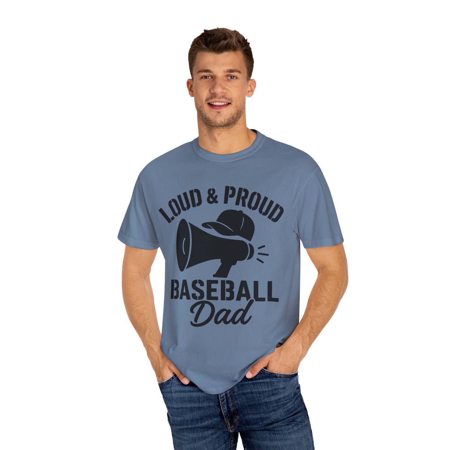 BC - Proud Baseball Dad - Unisex Garment-Dyed T-shirt