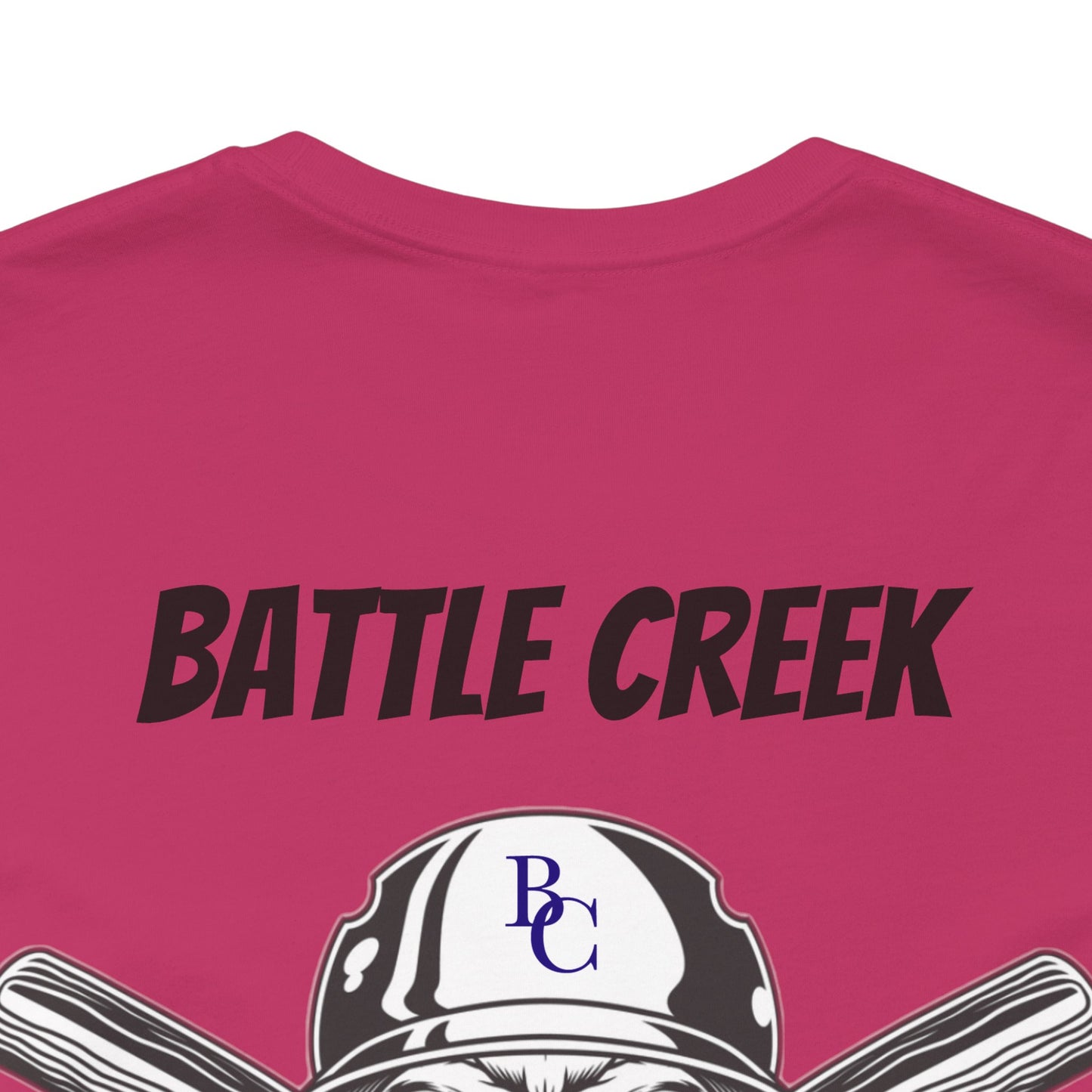 Battle Creek baseball Crossbones - Unisex Jersey Short Sleeve Tee