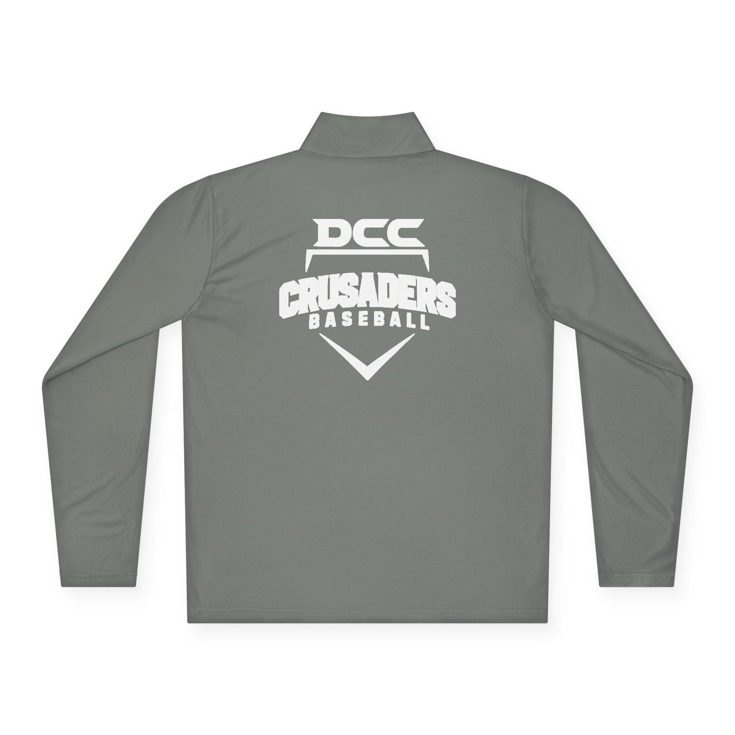 DCC - White Logo - Unisex Quarter-Zip Pullover