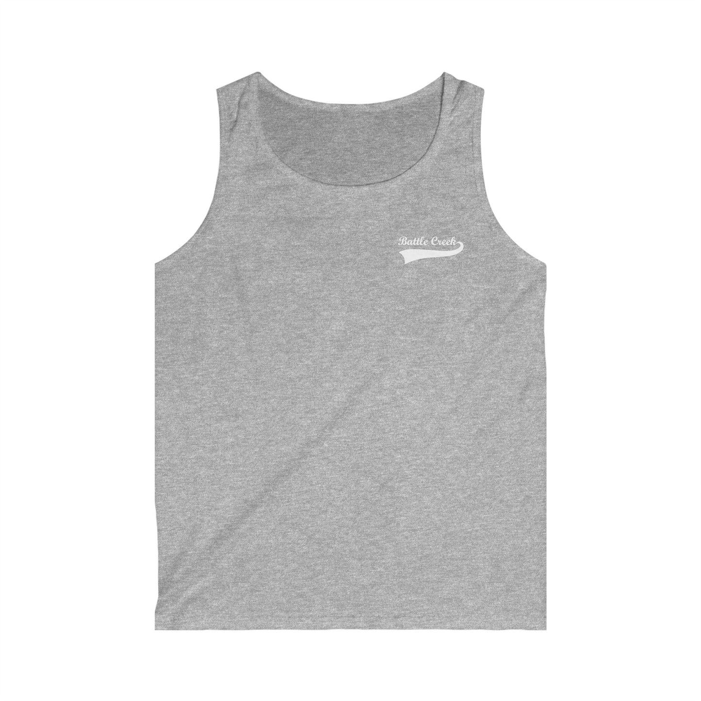 BC White Logo Men's Softstyle Tank Top