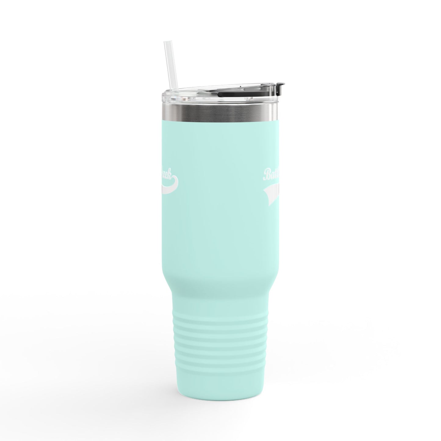 BC White Logo Insulated Travel Mug, 40oz