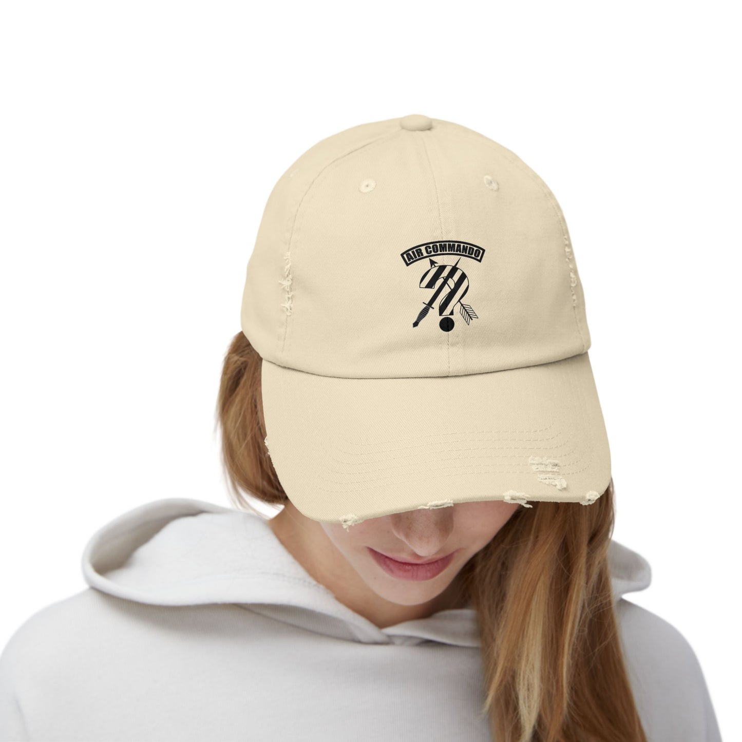 MAF - CAA Question Mark - Unisex Distressed Cap