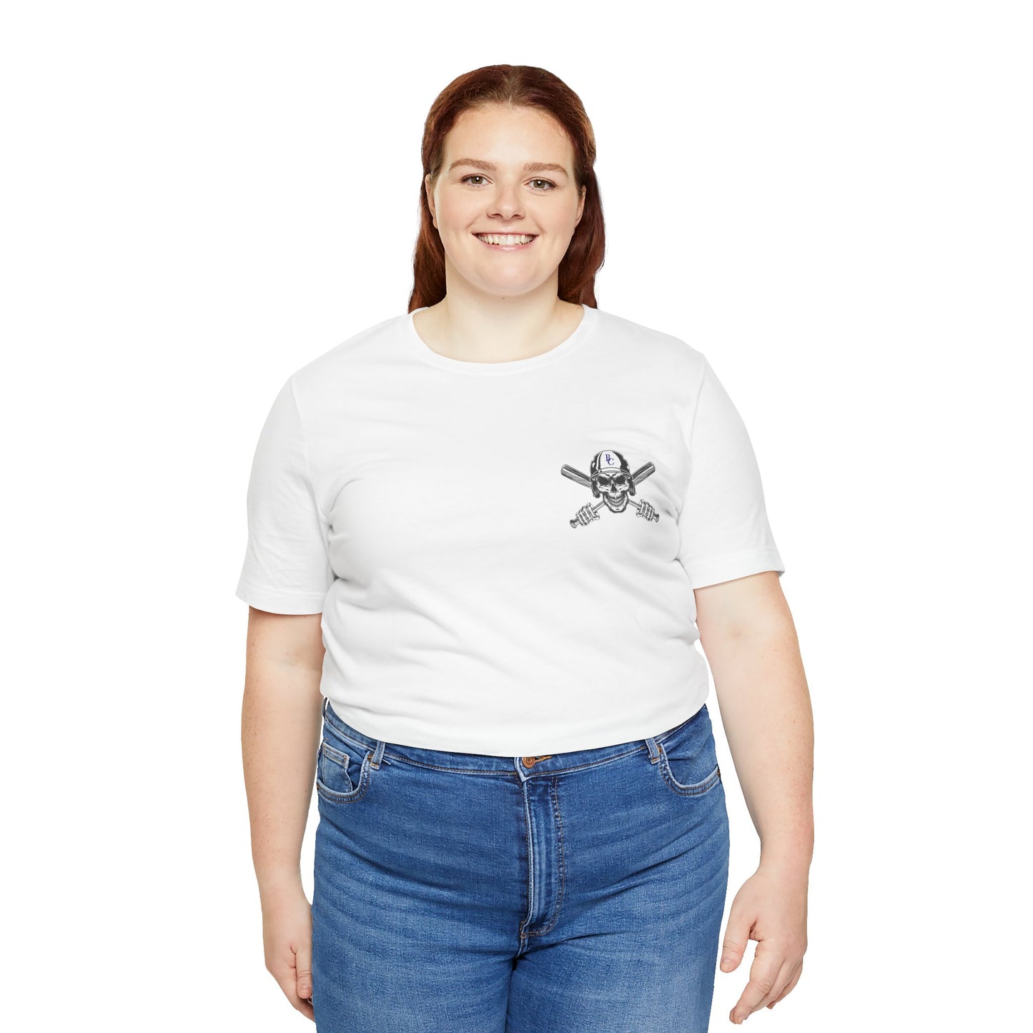 Battle Creek baseball Crossbones - Unisex Jersey Short Sleeve Tee