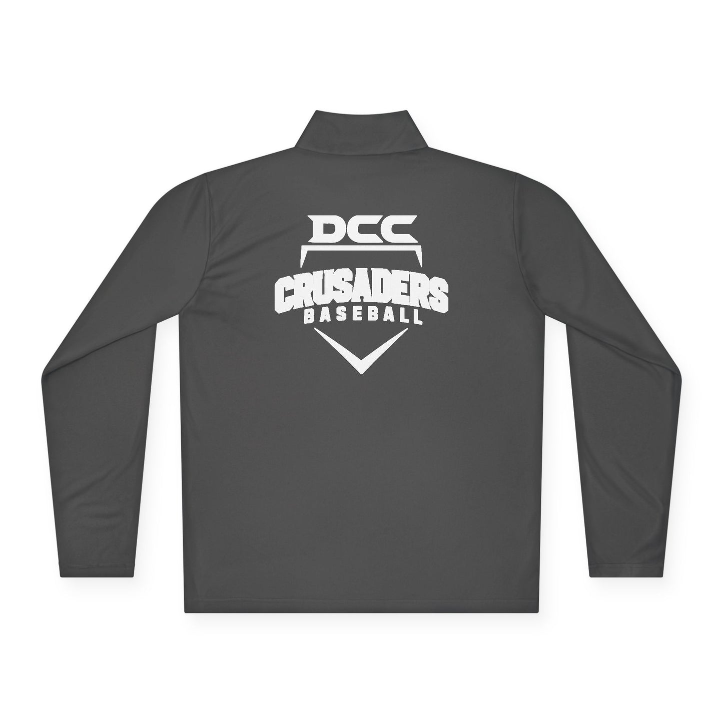 DCC - White Logo - Unisex Quarter-Zip Pullover