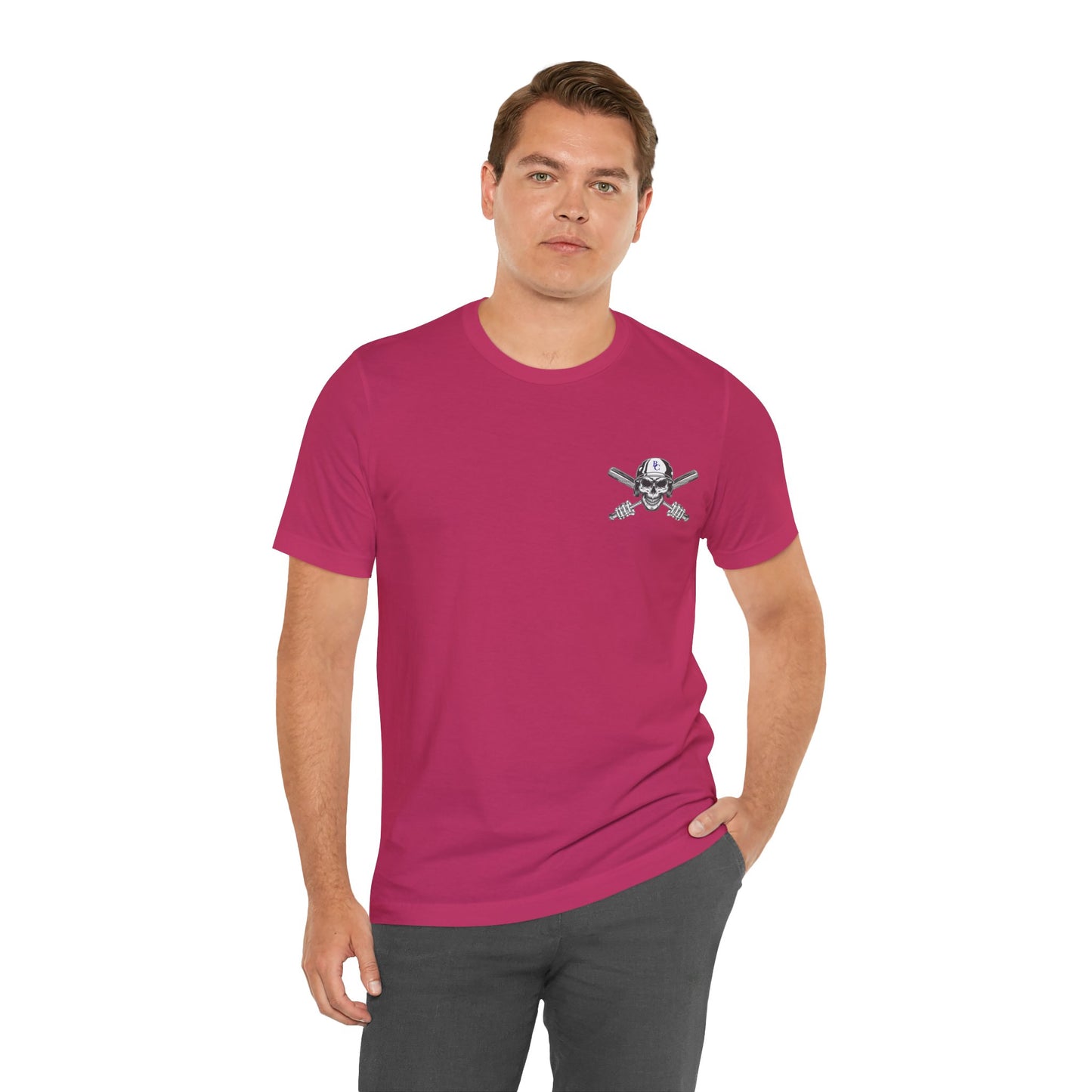 Battle Creek baseball Crossbones - Unisex Jersey Short Sleeve Tee