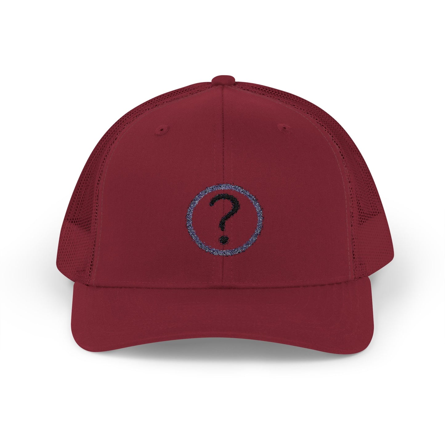 MAF - Question Mark with Blue Tent - Snapback Trucker Cap